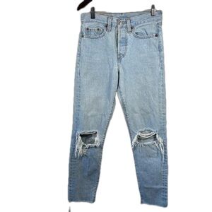 Levi distressed 501s